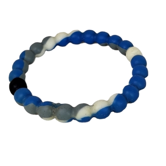 Lokai real save the sharks Blue White Gray Bracelet - Picture 2 of 2